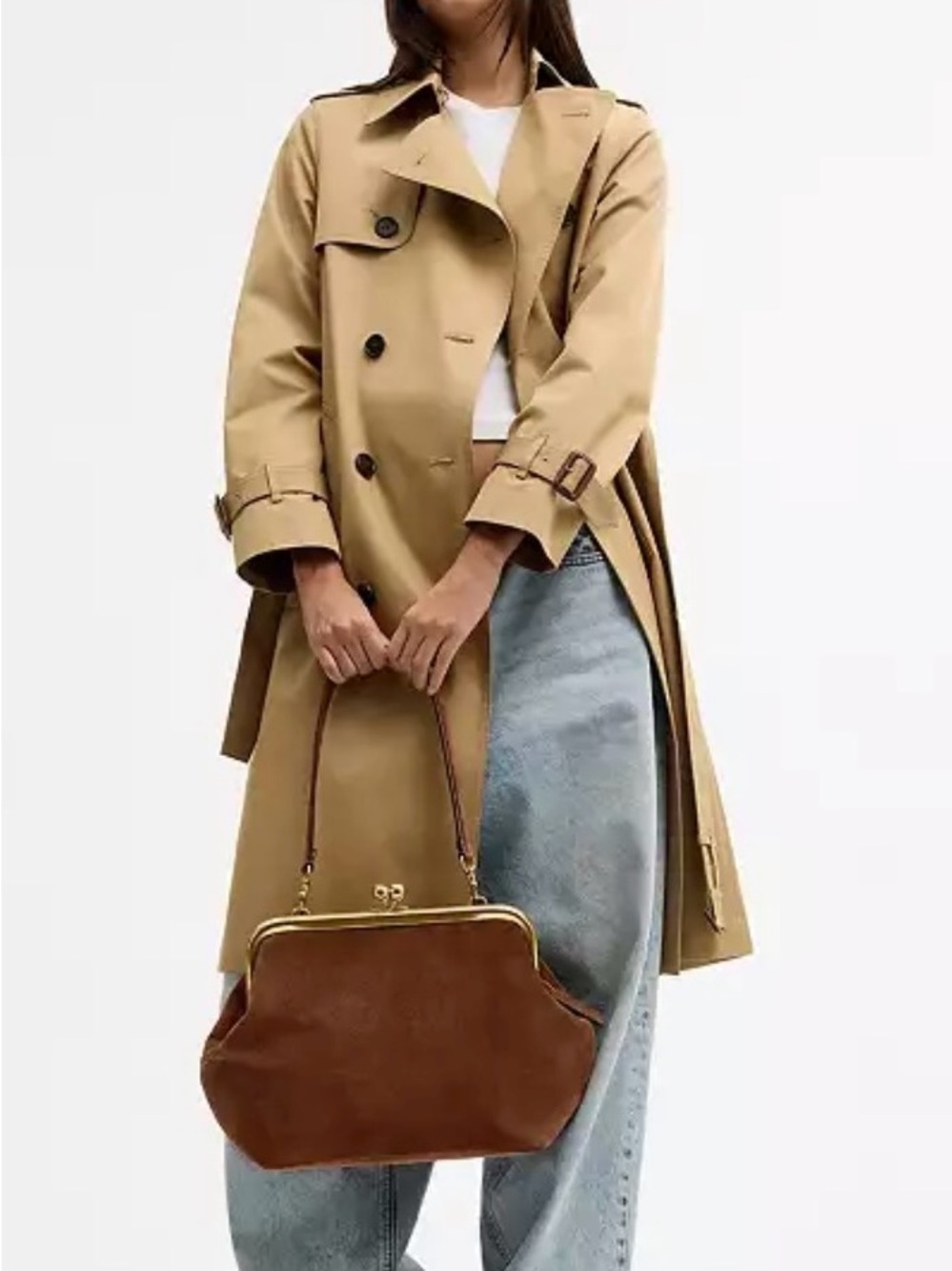 Kisslock Frame Bag 27 Brass/Warm Brown - Picture 4 of 12